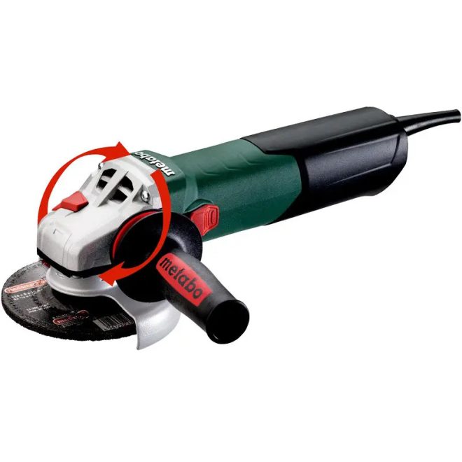 Metabo sarokcsiszoló 125mm 1700W 11000/min 3,7Nm, WEV 17-125 Quick, VibraTech (MVT) markolattal, 600516000
