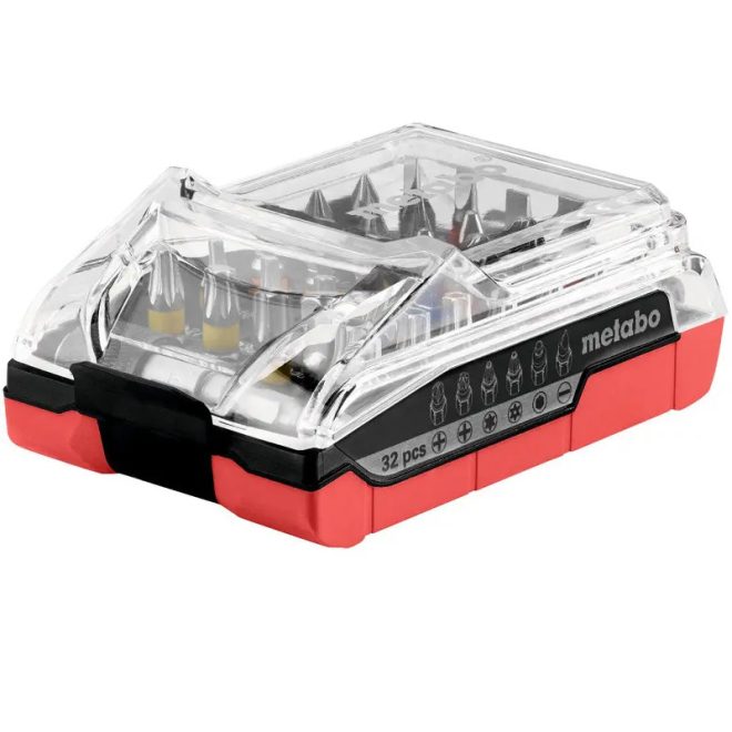 Metabo "akkus" bitkészlet 32 részes PZ/PH/SL/H/T, 626696000