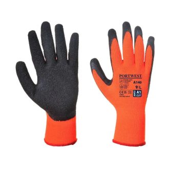   MV PW  téli nylon latex mártott kesztyű, narancs-fekete 11, PW-A140ORBXXL