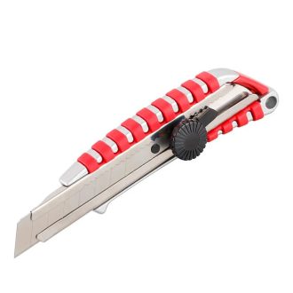   Lev Festa tapétavágó, törhető pengés kés 18mm,  ALU, csavaros állítás, 16142