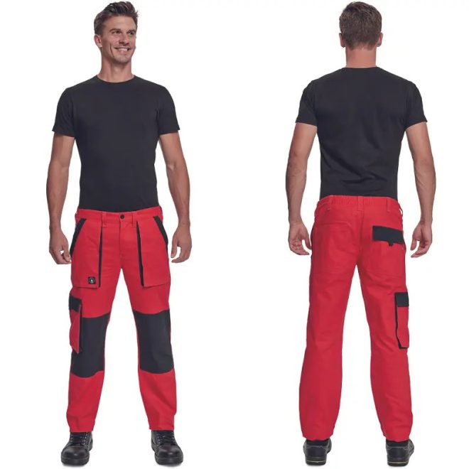 MV Cerva Max Neo munkavédelmi nadrág derekas 260g/m2 piros 46, 0352007320046