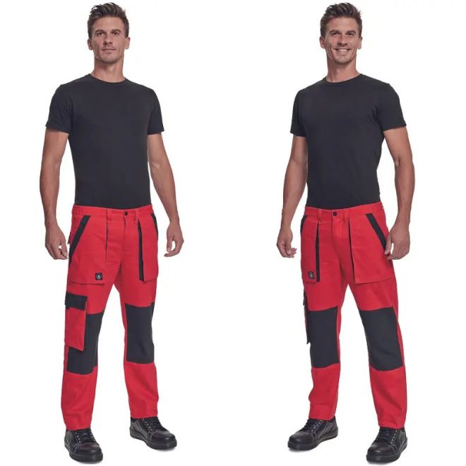 MV Cerva Max Neo munkavédelmi nadrág derekas 260g/m2 piros 46, 0352007320046