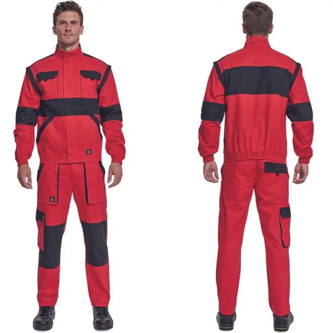 MV Cerva Max Neo munkavédelmi dzseki 2 az 1 ben 260g/m2 piros 52, 0351002520052