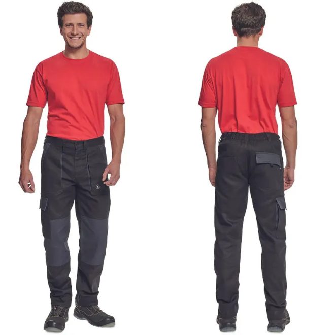 MV Cerva Max Neo munkavédelmi nadrág derekas 260g/m2 fekete 66, 0352007360066