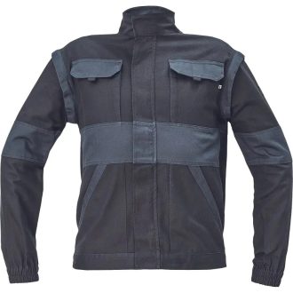   MV Cerva Max Neo munkavédelmi dzseki 2 az 1 ben 260g/m2 fekete 48, 0351002560048