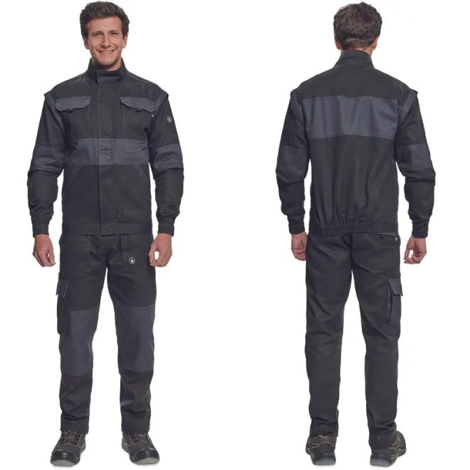 MV Cerva Max Neo munkavédelmi dzseki 2 az 1 ben 260g/m2 fekete 56, 0351002560056