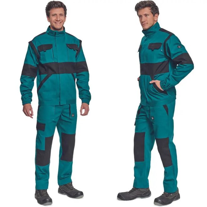 MV Cerva Max Neo munkavédelmi dzseki 2 az 1 ben 260g/m2 zöld 48, 0351002510048