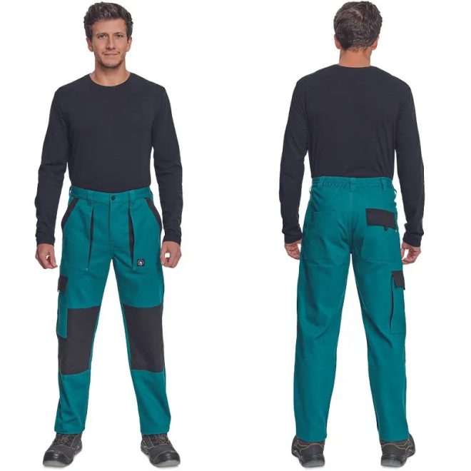 MV Cerva Max Neo munkavédelmi nadrág derekas 260g/m2 zöld 42, 0352007310042