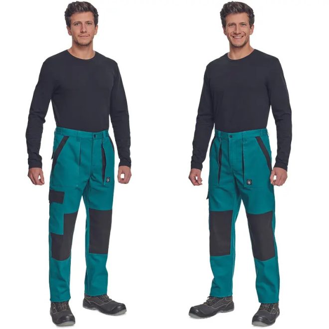 MV Cerva Max Neo munkavédelmi nadrág derekas 260g/m2 zöld 64, 0352007310064