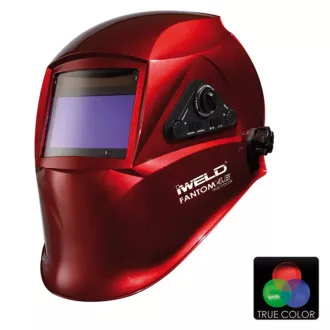   IWELD FANTOM 4.6 Automata hegesztő fejpajzs (burgundi-metál) 100x60 mm látómező, 8FNTM4REDMET