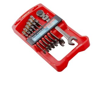   Lev Festa racsnis csillag-villáskulcs 7 részes, 10-19mm, 72 fog, CrV, 17621