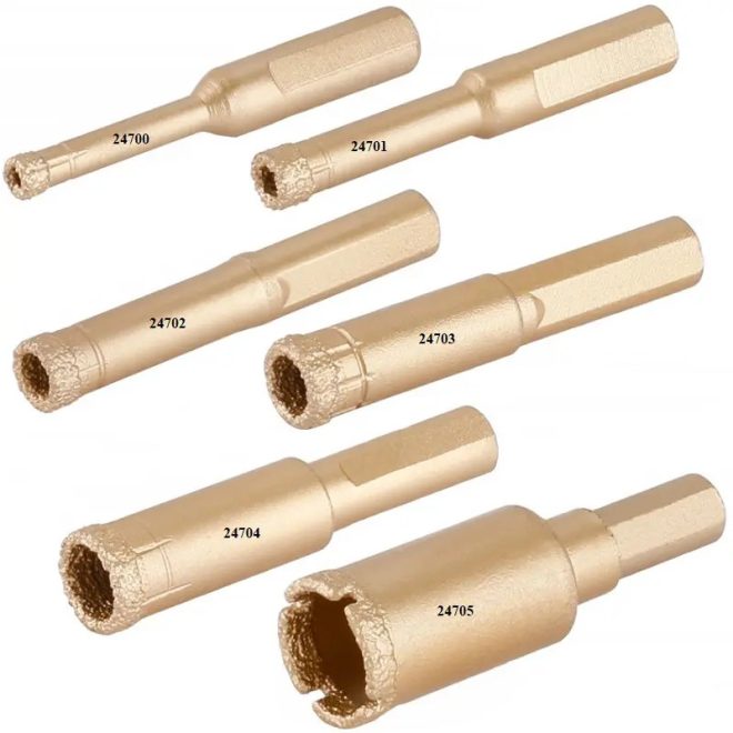 Lev Festa gyémánt körkivágó 10mm, 1/4" kerámia, márvány, gránit, 24702