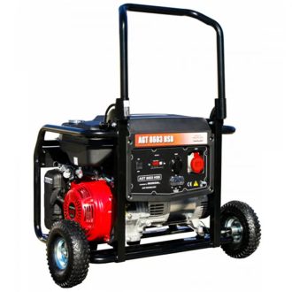   AGT 8603 HSB TTL háromfázisú benzines áramfejlesztő (HONDA GX390, AVR) szállítókocsival , 20-8603HSBTTL