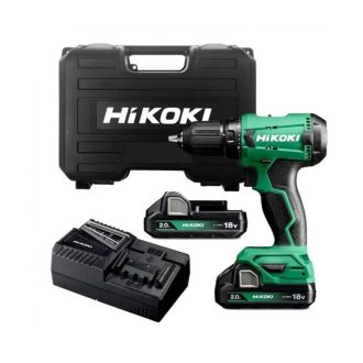   Hikoki akkus 18V fúró-csavarozó, 50Nm+ 2db 18V/2,0Ah akku+ töltő +koffer, DS18DAWCZ