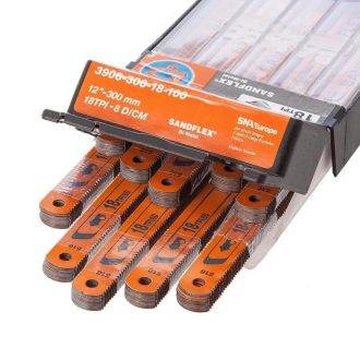   BAHCO Kézi fémfűrészlap, Bi-metal, 24fog/coll 300mm, fém, 3906-300-24-100