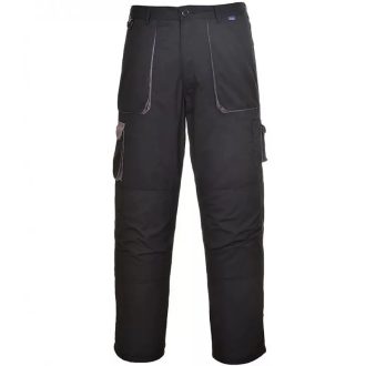   MV Portwest TX16 Texo Contrast téli bélelt derekasnadrág, fekete 2XL, TX16BKRXXL