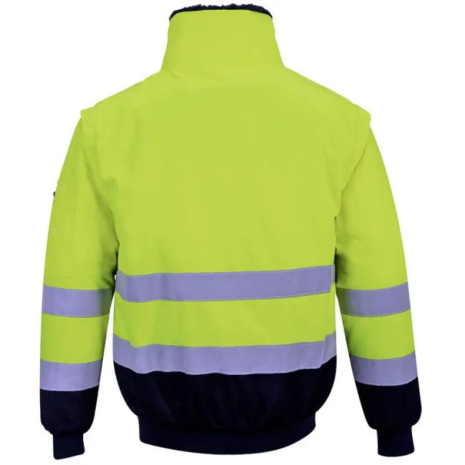 MV Portwest PJ50 jólláthatósági dzseki pilóta, sárga/navy 2XL, PJ50YNRXXL