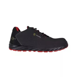   MV Lacuna Leon S3 ESD SRC félcipő nubuk piros/fekete 42, 9LEOSL/42