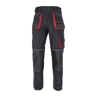   MV Cerva Fridrich&Fridrich BE-01-003 munkavédelmi nadrág (23) piros/fekete 46, 0302016723046