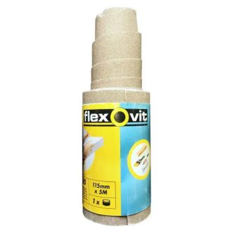   Flexovit csiszolószalag tekercs papír alapú 115x5000mm P60, 63642526423