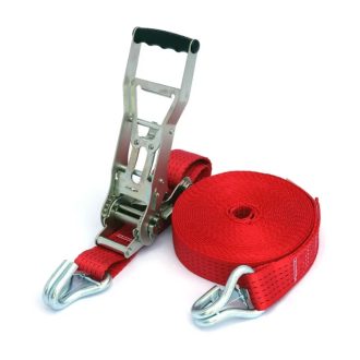   For Cut rögzítő heveder, spanifer 2 részes racsni+kampó, 5T, 50mmx10m (0,5m+9,5m) 5000daN ERGO áttételes, profi, 5T5010-E