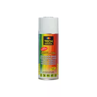   Tech Sol akril alapú festék spray 400ml középszürke RAL 7001, TS7001