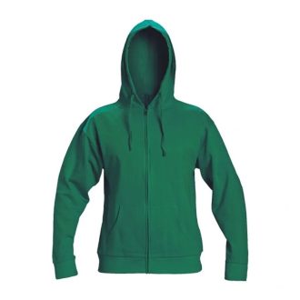 MV Cerva NAGAR csuklyás pulóver zöld 2XL, 0306001610005