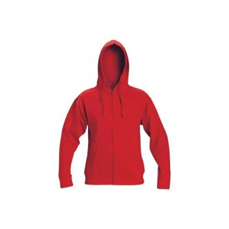 MV Cerva NAGAR csuklyás pulóver piros 2XL, 0306001620005