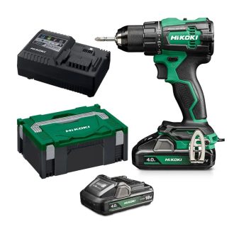   Hikoki akkus 18V fúró-csavarozó, szénkefementes, RFC ,70/40 Nm +2db 4,0Ah akku +töltő, Hitboxban, DS18DEWHZ