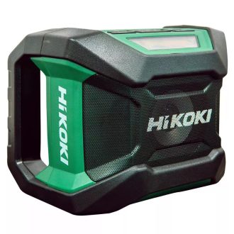   Hikoki akkus rádió, Bluetooth, AM-FM, adapterrel, akku nélkül, 1,8kg, UR18DAW4Z