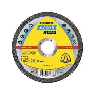   Klingspor vágókorong-mini 50x1,0x6mm egyenes-A 660 R SUPRA-acél,inox, 368881