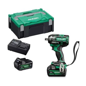   Hikoki akkus 18V ütvecsavarozó, 1/2" befogás, 345Nm, szénkefe mentes, akku és töltő nélkül 1,4kg, Hitboxban, WR18DHW2Z