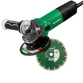   Hikoki sarokcsiszoló 125mm 1200W, ajándék szegmentált HIKOKI 125 mm-es gyémánttárcsával, kartonban, G13SW2YFZ