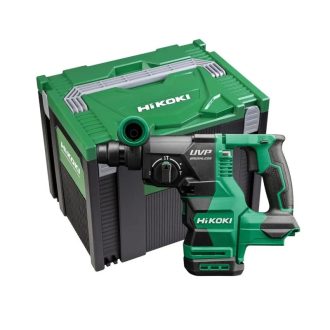   Hikoki akkus MultiVolt 36V fúró-vésőkalapács SDS-Plus, akku és töltő nélkül, Hitboxban, DH3628DAW2Z