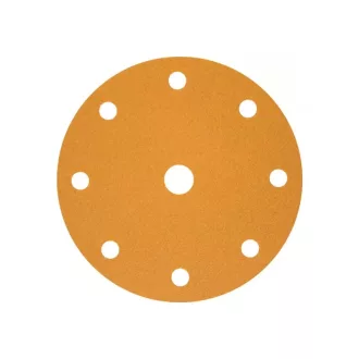   Flexmann For Cut tépőzáras csiszolókorong GOLD 125mm/GLS18(8+1 lyuk)P60, festék, lakk, kitt, VG-5224