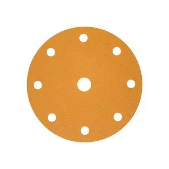   Flexmann For Cut tépőzáras csiszolókorong GOLD 125mm/GLS18(8+1 lyuk)P60, festék, lakk, kitt, VG-5224