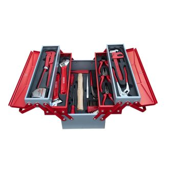   Izeltas szerszámos láda, vízvezetés-szerelőknek, 5 rekeszes, 28 db, 8420 00 5028