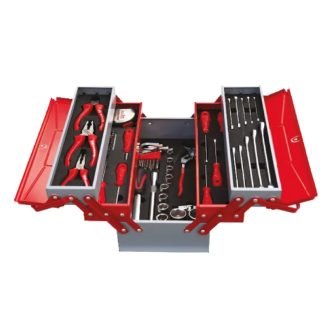   Izeltas szerszámos láda, szerelőknek, 5 rekeszes, 62 db, 8420 00 5063