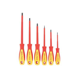   Izeltas csavarhúzó készlet 6 részes, FL, PH, szigetelt, 1000V, 4140 00 9106