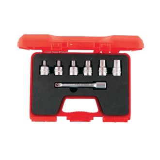  Izeltas dugókulcs fej készlet torx, 1/2", 7 db-os, 1113 00 6007