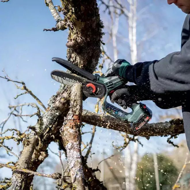 Metabo akkus 18V ágvágó fűrész, MS 18 LTX 15, akku és töltő nélkül, kartonban, 600856850