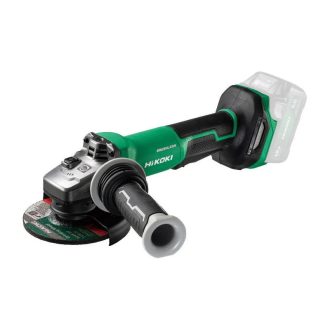   Hikoki akkus sarokcsiszoló 18V alapgép 125mm szénkefementes, Auto mód, alsó kapcsoló, akku és töltő nélkül, kartonban, G1813DFW4Z