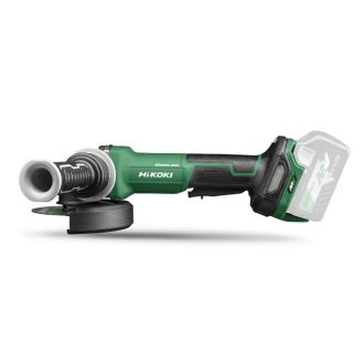   Hikoki akkus MultiVolt 36V szénkefementes sarokcsiszoló 125mm, variálható ford., AUTO mód, alsó kapcsoló, akku és töltő nélkül, kartonban, G3613DVFW4Z