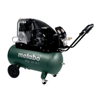   Metabo kompresszor, MEGA 550-90 D, 11bar olajos, 90 liter, kéthengeres, 601540000