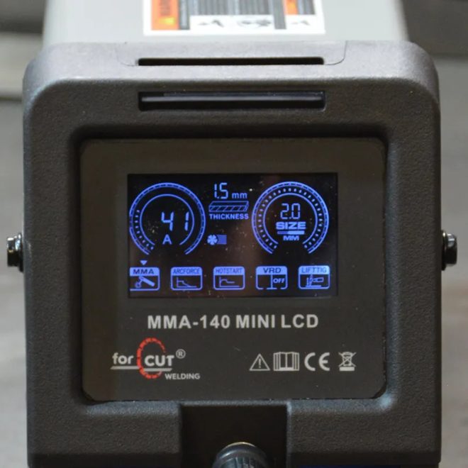 MMA-140 MINI LCD Hegesztő inverter, FWLD140MLCD