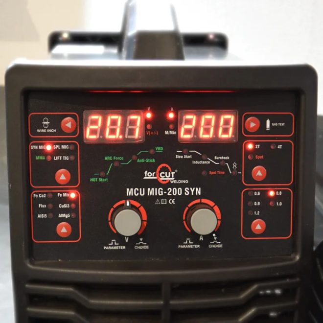 MIG-200 MCU / Szinergikus / Hegesztő inv., FWLD205MIGSYN
