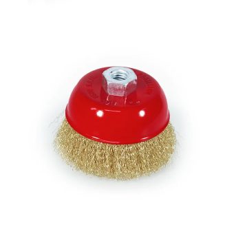   Flexmann For Cut fazékkefe 100mmxM14- 0,3 hullámos réz bevonatú, FA100WL14