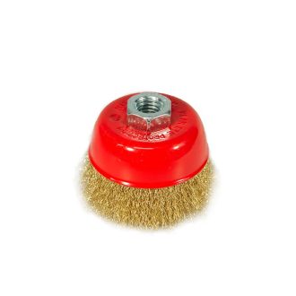   Flexmann For Cut fazékkefe 75mmxM14- 0,3 hullámos réz bevonatú, FA75WL14