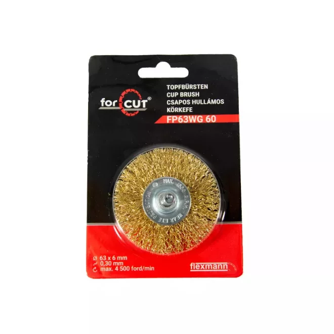 Flexmann For Cut csapos körkefe 50 x 6 mm- 0,3 hullámos, réz bevonatú, FP50WG60