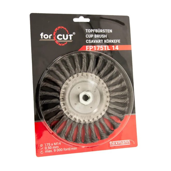 Flexmann For Cut körkefe 175mmxM14- 0,5 csavart, edzett, FP175TL14